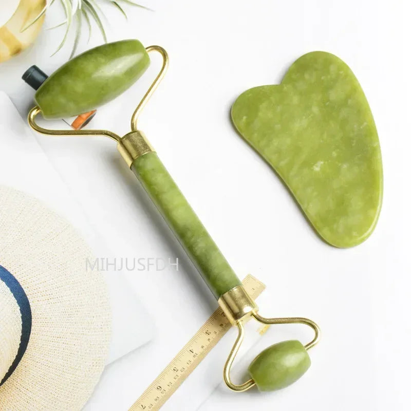 GUA-SHA E ROLO DE JADE